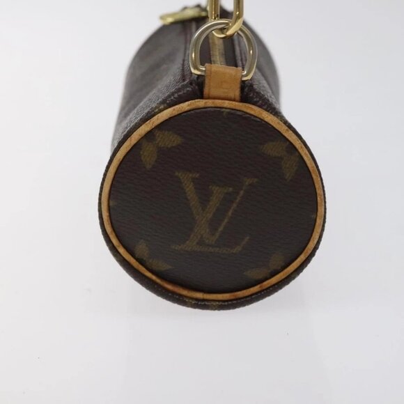 LOUIS VUITTON Monogram Papillon Pouch LV Auth 126576 - Picture 4 of 14